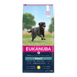 Eukanuba chien adulte grande race croquettes poulet frais 15kg