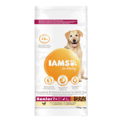 Iams Vitality chien sénior grande race croquettes 12kg