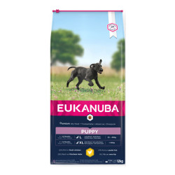 Eukanuba chiot grande race croquettes poulet frais 12kg