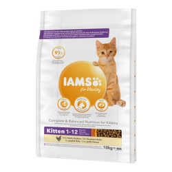 Iams Vitality chaton croquettes poulet 10kg