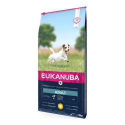 Eukanuba chien adulte petite race croquettes poulet frais 15kg