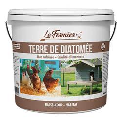 Agecom Le Fermier basse cour habitat terre de diatomée 5kg