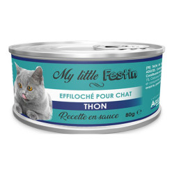 Agecom My Little Festin chat adulte effiloché thon 80gr