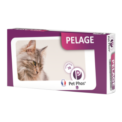 Ceva Pet-Phos pelage chat 36 comprimés de 200mg