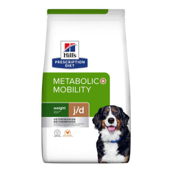 Hill's Prescription Diet J/D métabolisme + mobilité chien adulte croquettes poulet 12kg