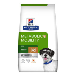 Hill's Prescription Diet J/D métabolisme + mobilité chien adulte petite race croquettes poulet 3kg