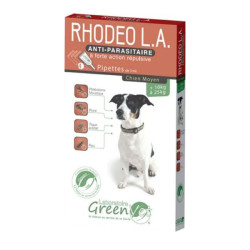 Greenvet Rhodeo L.A. pipettes anti-parasitaires chien moyen 4 x 3ml