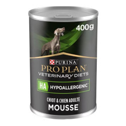 Purina Pro Plan HA mousse hypoallergénique chien et chiot 400gr