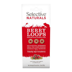 Supreme Selective Naturals Berry Loops friandises cochons d'Inde & lapins 80gr