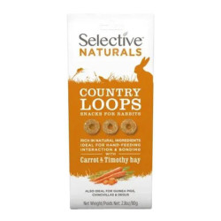 Supreme Selective Naturals Country Loops friandises lapins 80gr