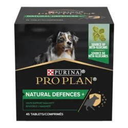 Purina Pro Plan défences naturel+ chien adulte 45 comprimés