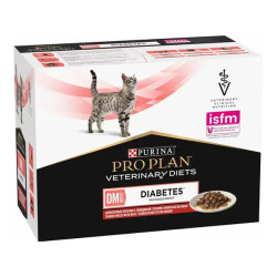 Purina Pro Plan Feline DM St/Ox chats bouchées boeuf 10 sachets x 85gr