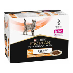 Purina Pro Plan Feline OM St/Ox chats bouchées poulet 10 sachets x 85gr