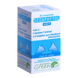 GreenVet Sedaphytol Anxiété chien et chat 30 comprimés