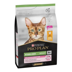 Purina Pro Plan Optidigest chat adulte stérilisé croquettes poulet 400gr