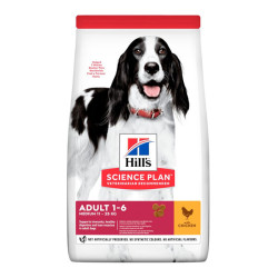 Hill's Science Plan chien adulte moyenne race croquettes poulet 2,5kg