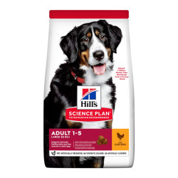 Hill's Science Plan chien adulte grande race croquettes poulet 18kg