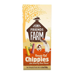 Supreme Tiny Friends Farm Reggie Rat Chippies friandises 120gr