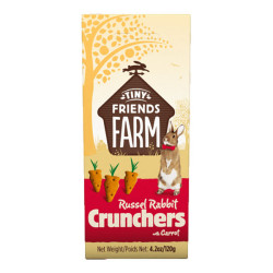 Supreme Tiny Friends Farm Crunchers Russel lapin friandises 120gr