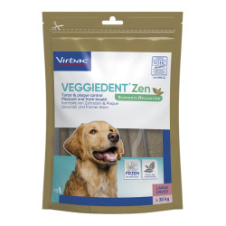 Virbac VeggieDent Zen chien plus de 30kg 15 lamelles à mâcher