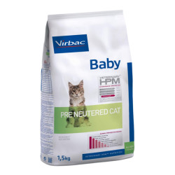 Virbac HPM baby chat pré-stérilisé croquettes 1,5kg