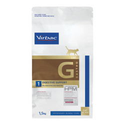 Virbac HPM Gastro chat soutien digestif croquettes 1,5kg