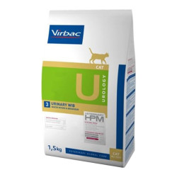 Virbac HPM U3 Urinaire WIB croquettes pour chat 1,5kg