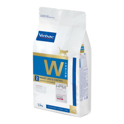 Virbac HPM W2 perte de poids & contrôle croquettes pour chat 1,5kg