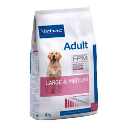 Virbac HPM chien adulte grande & moyenne race croquettes 3kg