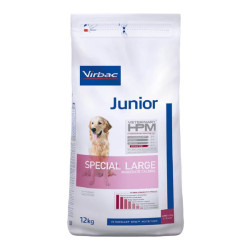 Virbac HPM spécial chien junior grande race croquettes 12kg