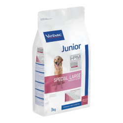 Virbac HPM spécial chien junior grande race croquettes 3kg