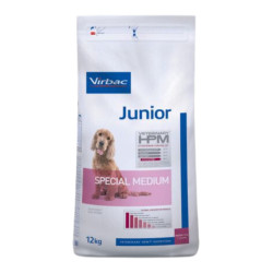 Virbac HPM spécial chien junior moyenne race croquettes 12kg