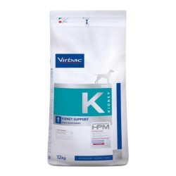 Virbac HPM K1 soutien rénal croquettes pour chien 12kg