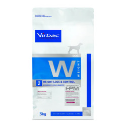 Virbac HPM W2 perte de poids & contrôle croquettes pour chien 3kg