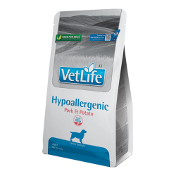 Farmina Vet Life Hypoallergenic chien croquettes porc & pommes de terre 2kg