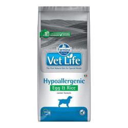 Farmina Vet Life Hypoallergenic chien croquettes œuf & riz 12kg