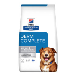 Hill's Prescription Diet Derm complete chien croquettes saveur original 4kg