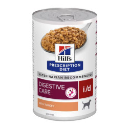 Hill's Prescription Diet I/D santé digestive chien pâtée dinde 12 x 360gr