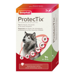 Beaphar ProtecTix pipettes antiparasitaires chien 25-40kg - 3 x 4ml