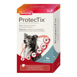 Beaphar ProtecTix pipettes antiparasitaires chien 10-15kg -  3 x 2,5ml