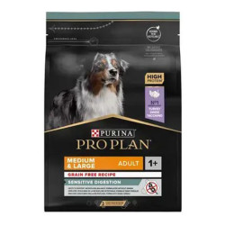 Purina Pro Plan Grain Free medium et large chien adulte sensitive croquettes dinde 2,5kg