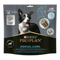 Purina Pro Plan Dental Care medium chien adulte  bâtonnets à macher 23 x 15gr