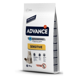 Advance Sensitive croquettes chat adulte saumon riz 10kg