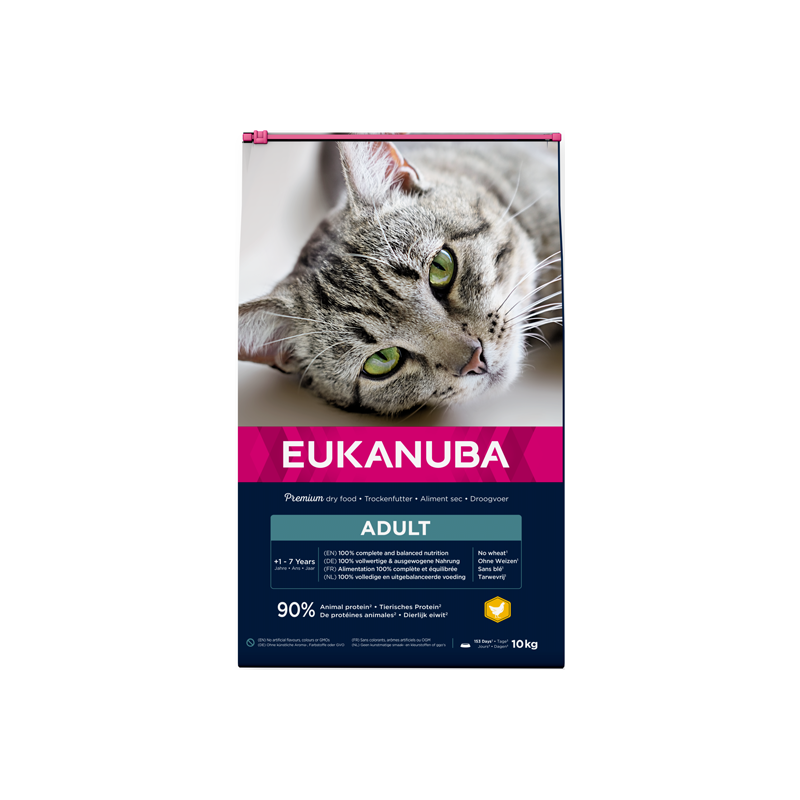 Eukanuba Chat Adulte croquettes poulet frais 10kg