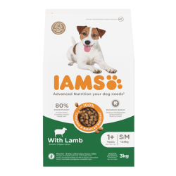 Iams  Advanced Nutrition chien adulte petite et moyenne race croquettes agneau 3kg