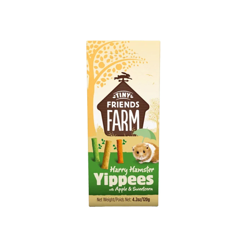 Supreme Tiny Friends Farm Yippees Harry hamster friandises 120gr