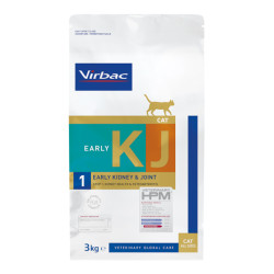 Virbac Veterinary Hpm KJ1 chat reins et articulations croquettes 3kg