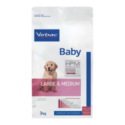 Virbac HPM Baby chien grande et moyenne race croquettes 3kg