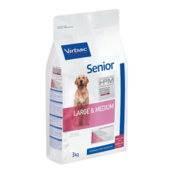 Virbac HPM Chien senior grande et moyenne race croquettes 3kg