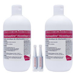 Axience Chloriseptine alcoolique 0,5% flacon de 2 x 500ml